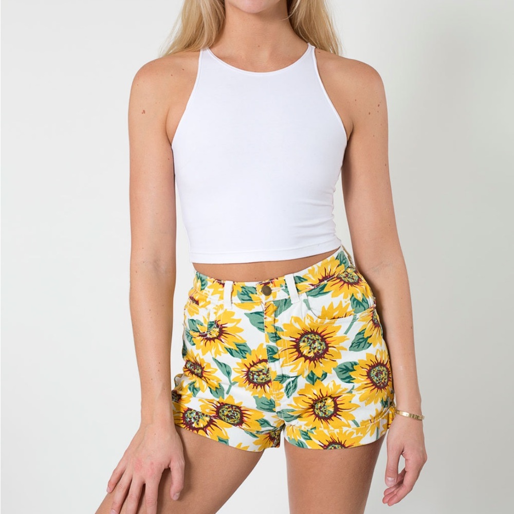 American Apparel Sunflower Shorts